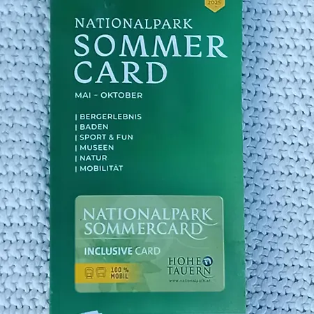 Daire Auszeit Nationalpark Sommercard Inklusive Mai-okt *